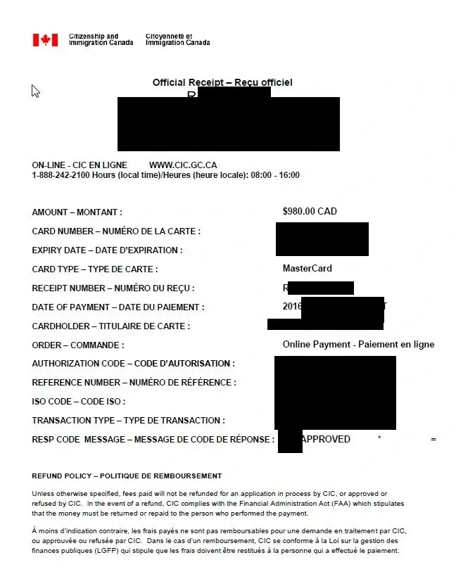 chi phí định cư canada 2024