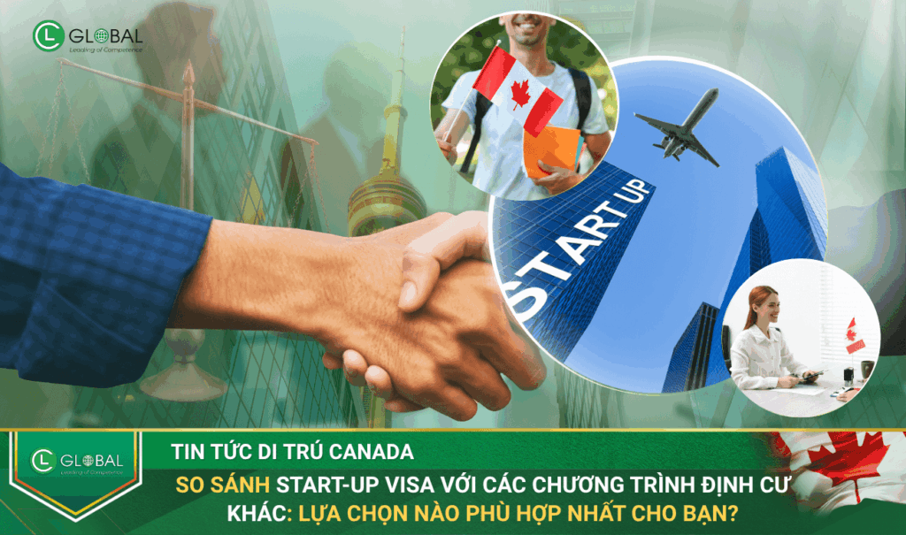 So Sánh Start-up Visa Với Các Chương Trình Định Cư Canada Khác
