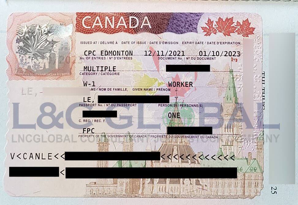 a passport with a picture of a man and a woman